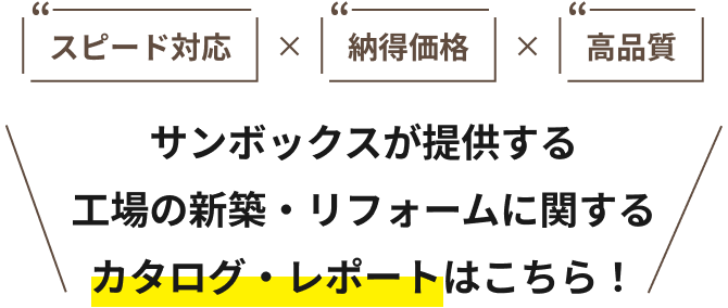 スピード対応×納得価格×高品質 サンボックスが提供するリフォームに関するカタログ・レポートはこちら！